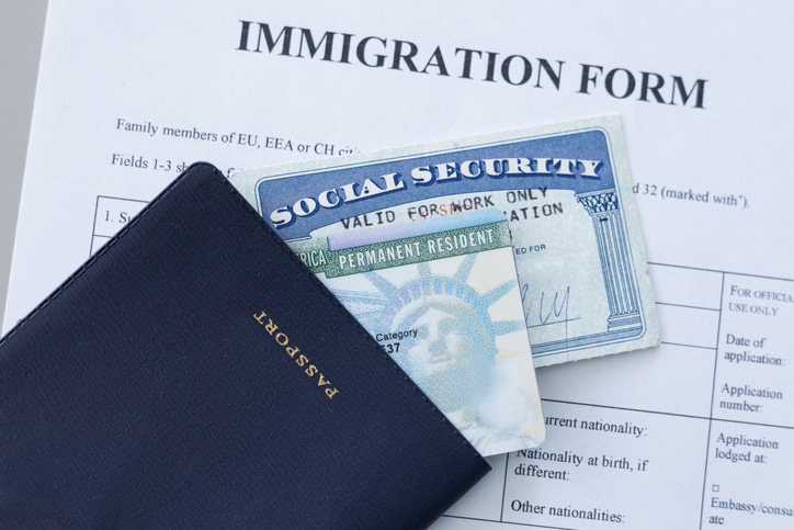 Green card and immigration documents affected by criminal charges