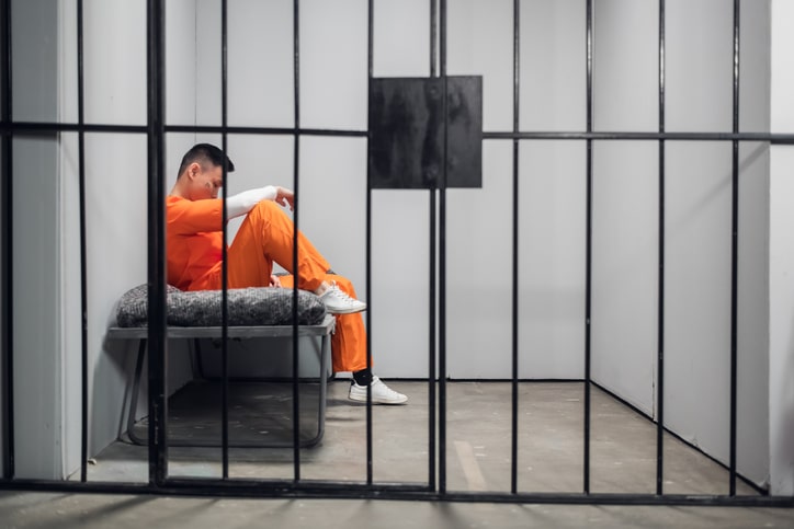 person detained in New York jail awaiting legal review