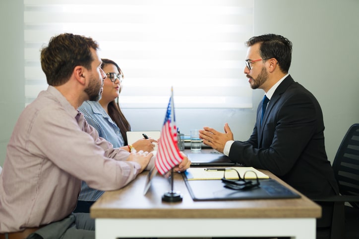 family consulting an immigration lawyer after ICE detention in New York